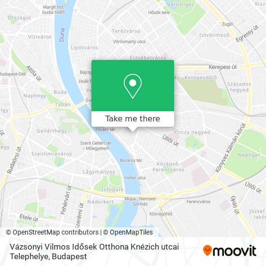 Vázsonyi Vilmos Idősek Otthona Knézich utcai Telephelye map