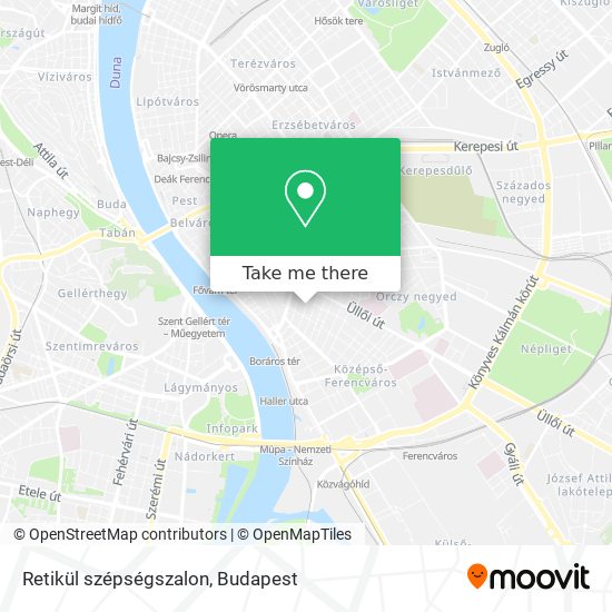 Retikül szépségszalon map