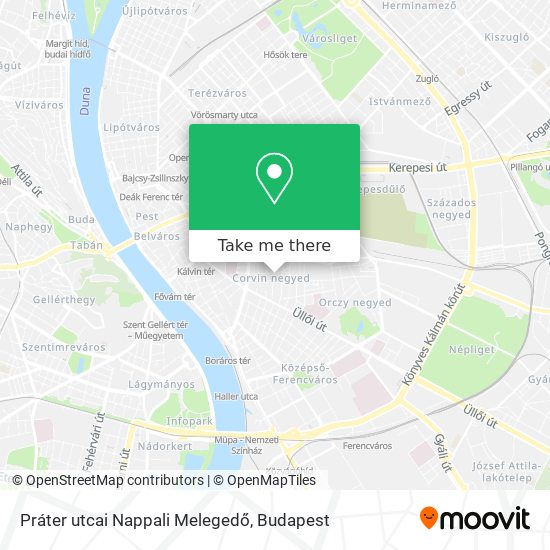 Práter utcai Nappali Melegedő map