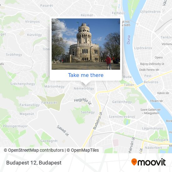 Budapest 12 map