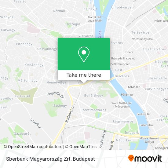 Sberbank Magyarország Zrt map