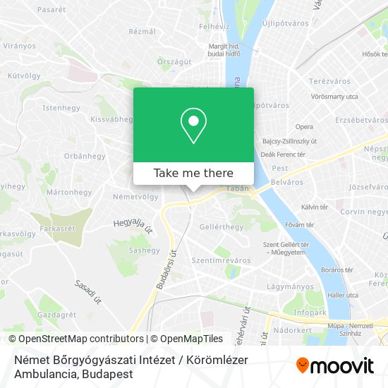 Német Bőrgyógyászati Intézet / Körömlézer Ambulancia map