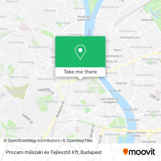 Procam műszaki és Fejlesztő Kft map