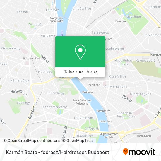Kármán Beáta - fodrász / Hairdresser map