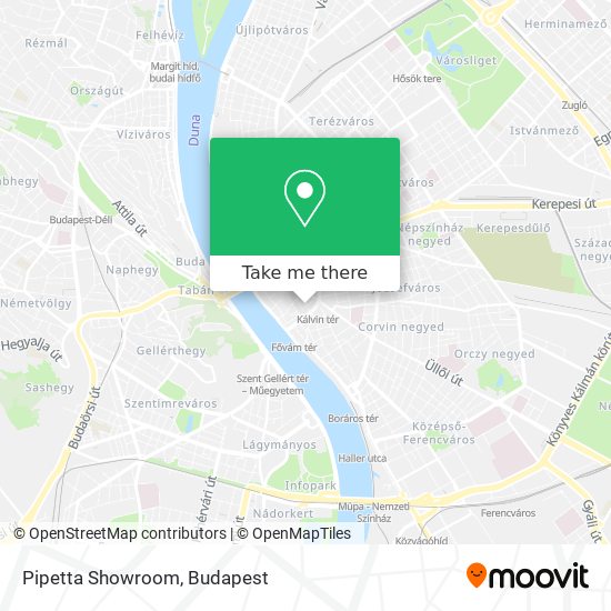 Pipetta Showroom map
