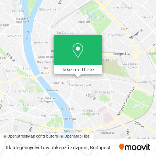 Itk Idegennyelvi Továbbképző központ map