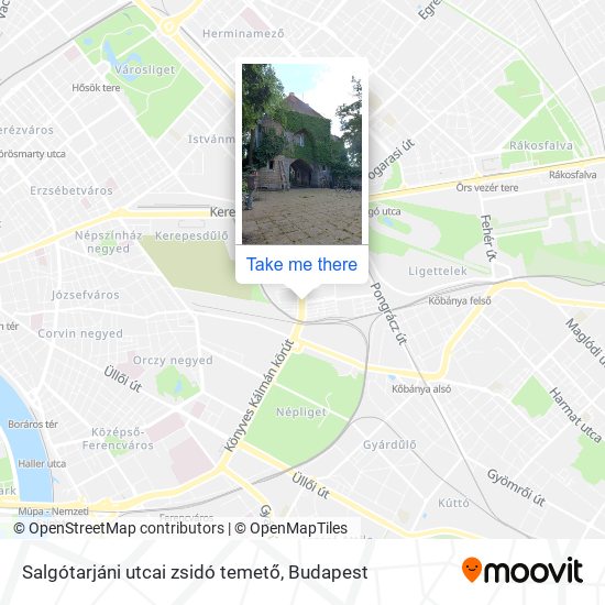 Salgótarjáni utcai zsidó temető map