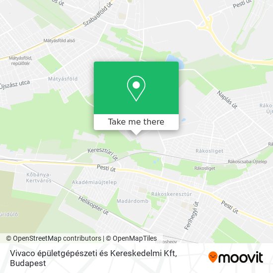 Vivaco épületgépészeti és Kereskedelmi Kft map