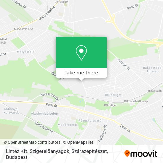 Lintéz Kft. Szigetelőanyagok, Szárazépítészet map