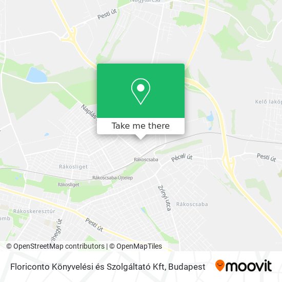 Floriconto Könyvelési és Szolgáltató Kft map