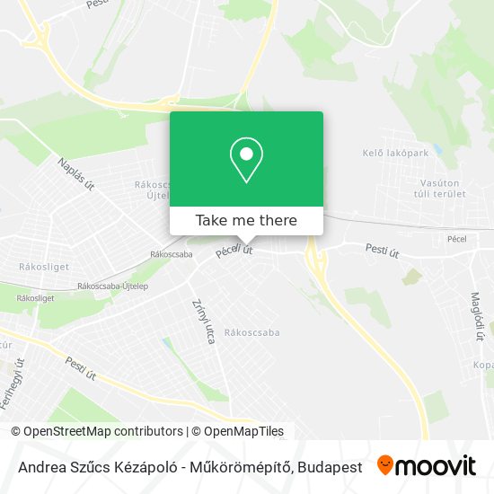 Andrea Szűcs Kézápoló - Műkörömépítő map