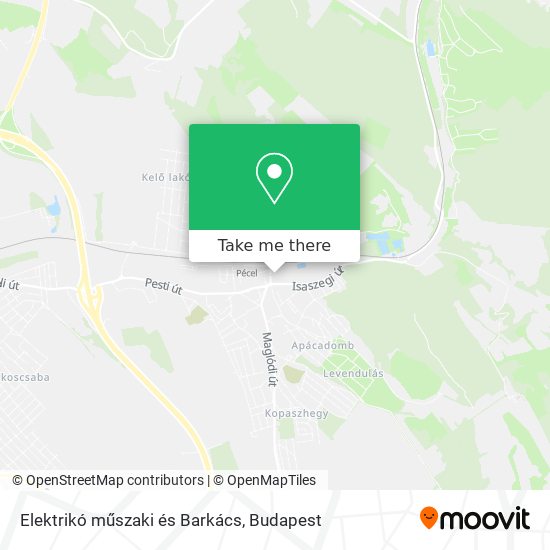 Elektrikó műszaki és Barkács map