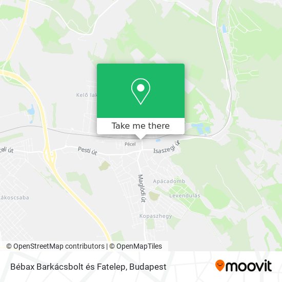 Bébax Barkácsbolt és Fatelep map