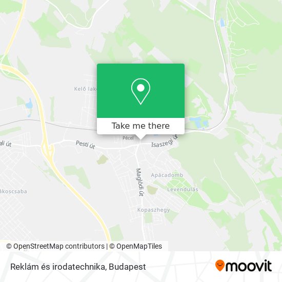 Reklám és irodatechnika map