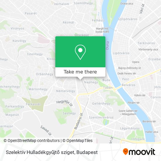 Szelektív Hulladékgyűjtő sziget map