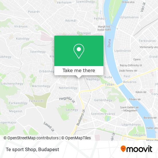 Te sport Shop map