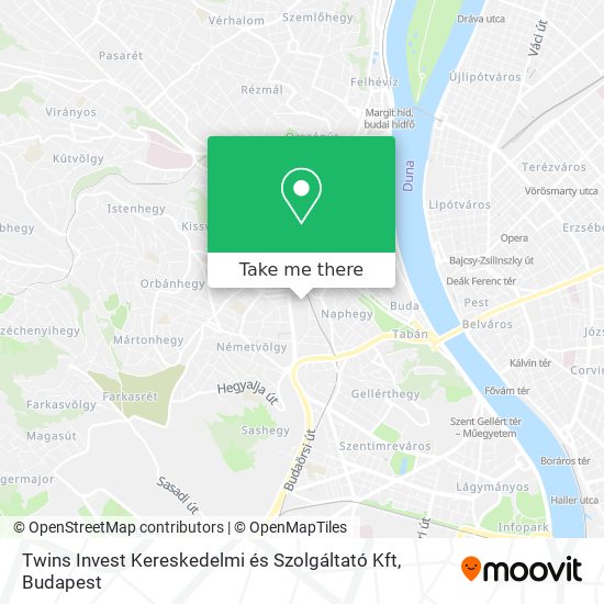 Twins Invest Kereskedelmi és Szolgáltató Kft map