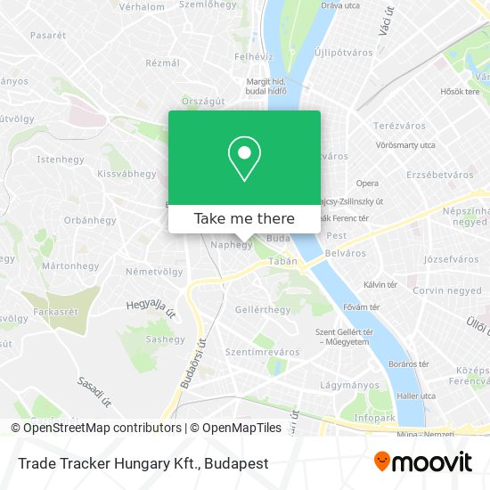 Trade Tracker Hungary Kft. map