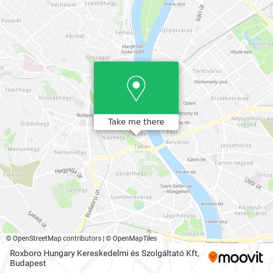 Roxboro Hungary Kereskedelmi és Szolgáltató Kft map