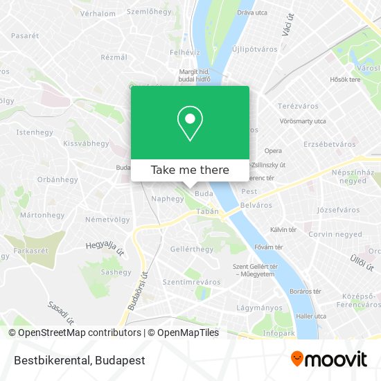 Bestbikerental map