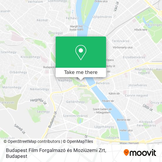 Budapest Film Forgalmazó és Moziüzemi Zrt map