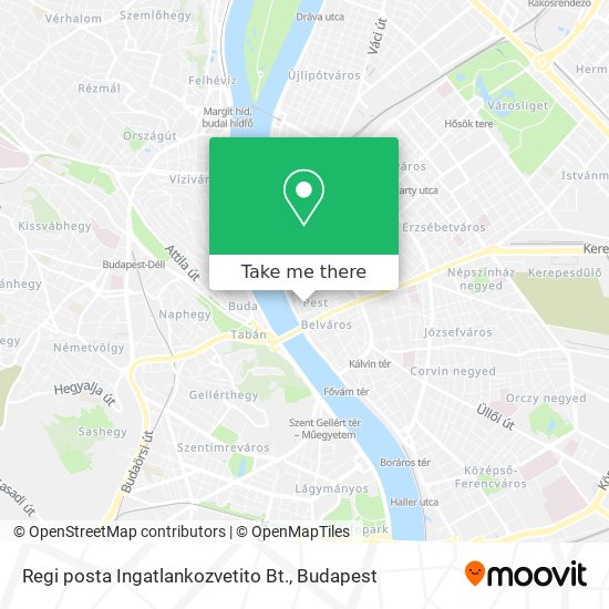 Regi posta Ingatlankozvetito Bt. map