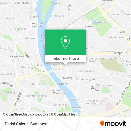 Parisi Galeria map