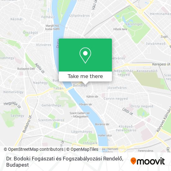 Dr. Bodoki Fogászati és Fogszabályozási Rendelő map