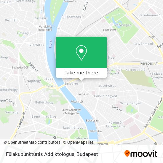 Fülakupunktúrás Addiktológus map