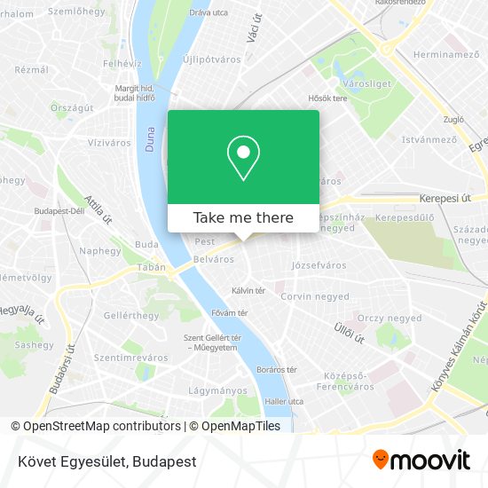 Követ Egyesület map