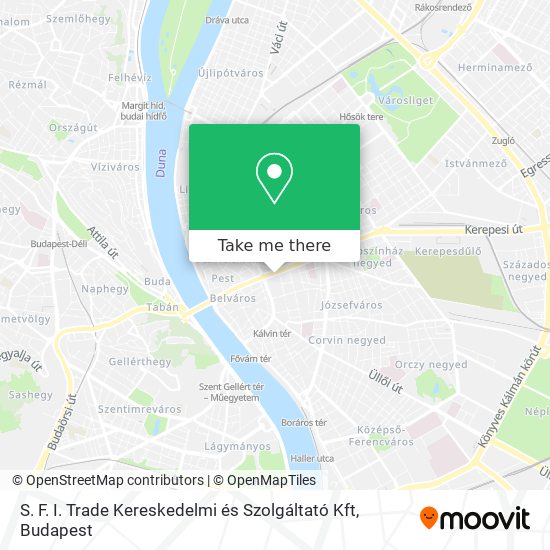 S. F. I. Trade Kereskedelmi és Szolgáltató Kft map