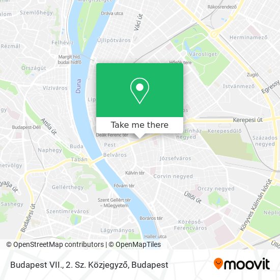 Budapest VII., 2. Sz. Közjegyző map