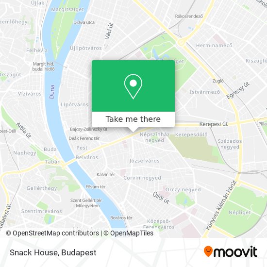 Snack House map