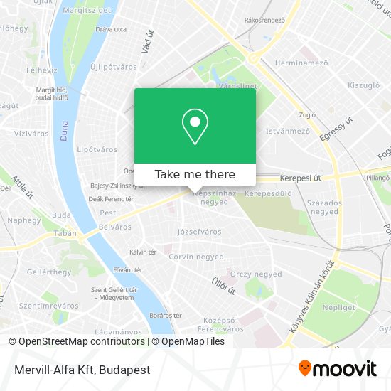 Mervill-Alfa Kft map