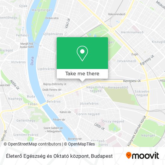 Életerő Egészség és Oktató központ map