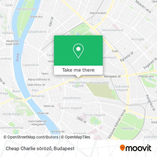 Cheap Charlie söröző map