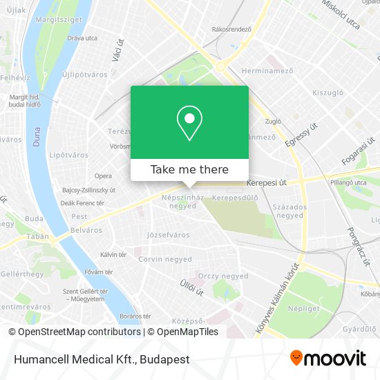 Humancell Medical Kft. map
