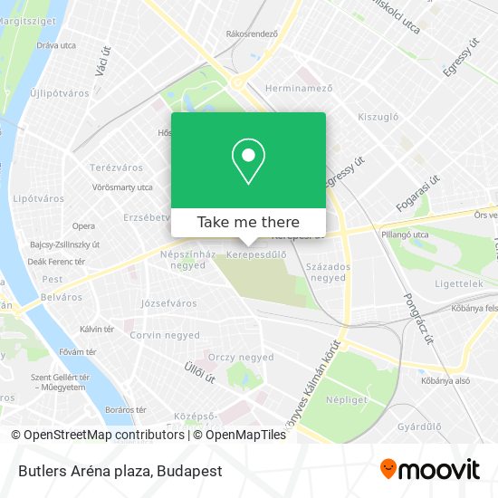 Butlers Aréna plaza map