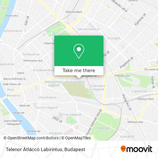 Telenor Átláccó Labirintus map