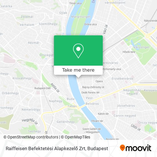Raiffeisen Befektetési Alapkezelő Zrt map