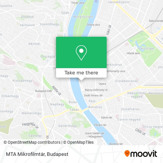 MTA Mikrofilmtár map