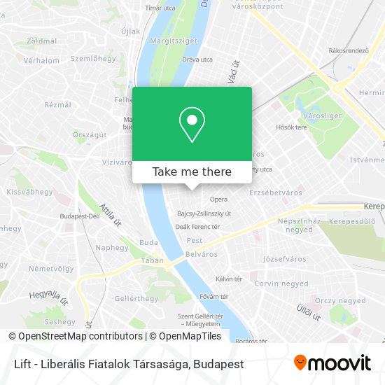 Lift - Liberális Fiatalok Társasága map
