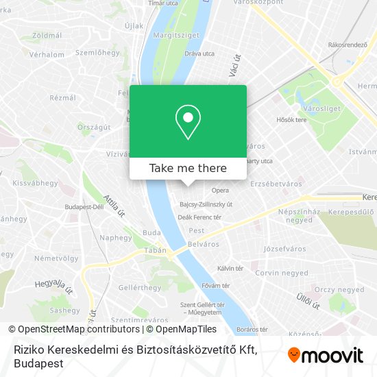 Riziko Kereskedelmi és Biztosításközvetítő Kft map