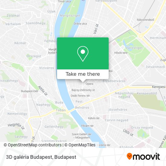 3D galéria Budapest map