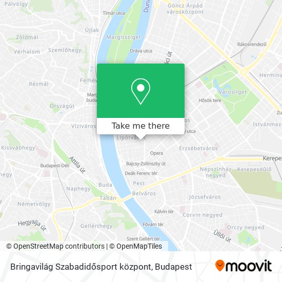 Bringavilág Szabadidősport központ map