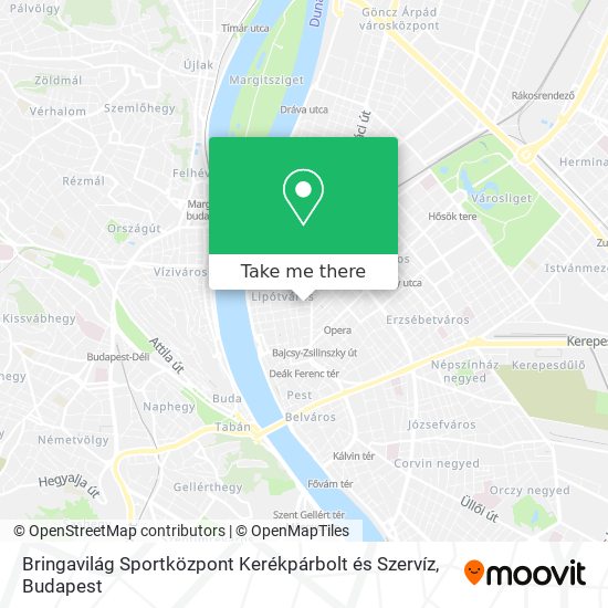 Bringavilág Sportközpont Kerékpárbolt és Szervíz map