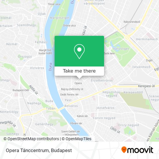 Opera Tánccentrum map