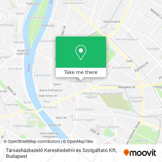 Társasházkezelő Kereskedelmi és Szolgáltató Kft map