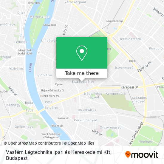 Vasfém Légtechnika Ipari és Kereskedelmi Kft map