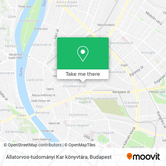 Állatorvos-tudományi Kar könyvtára map